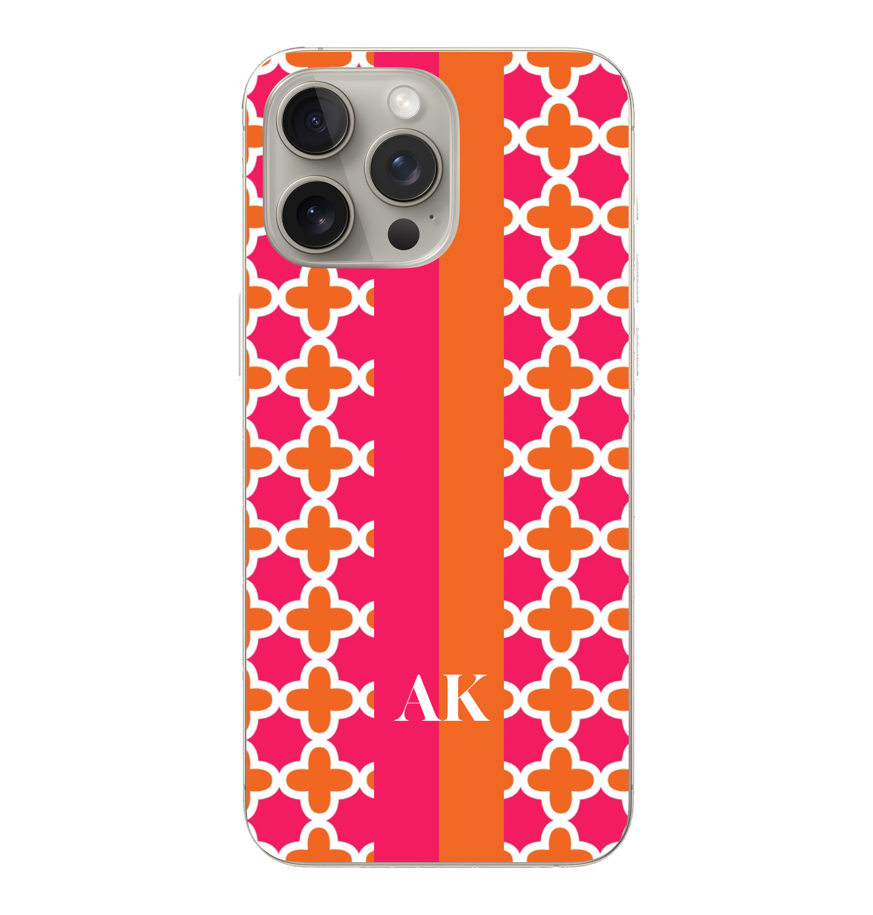 Orange Kate Striped Case