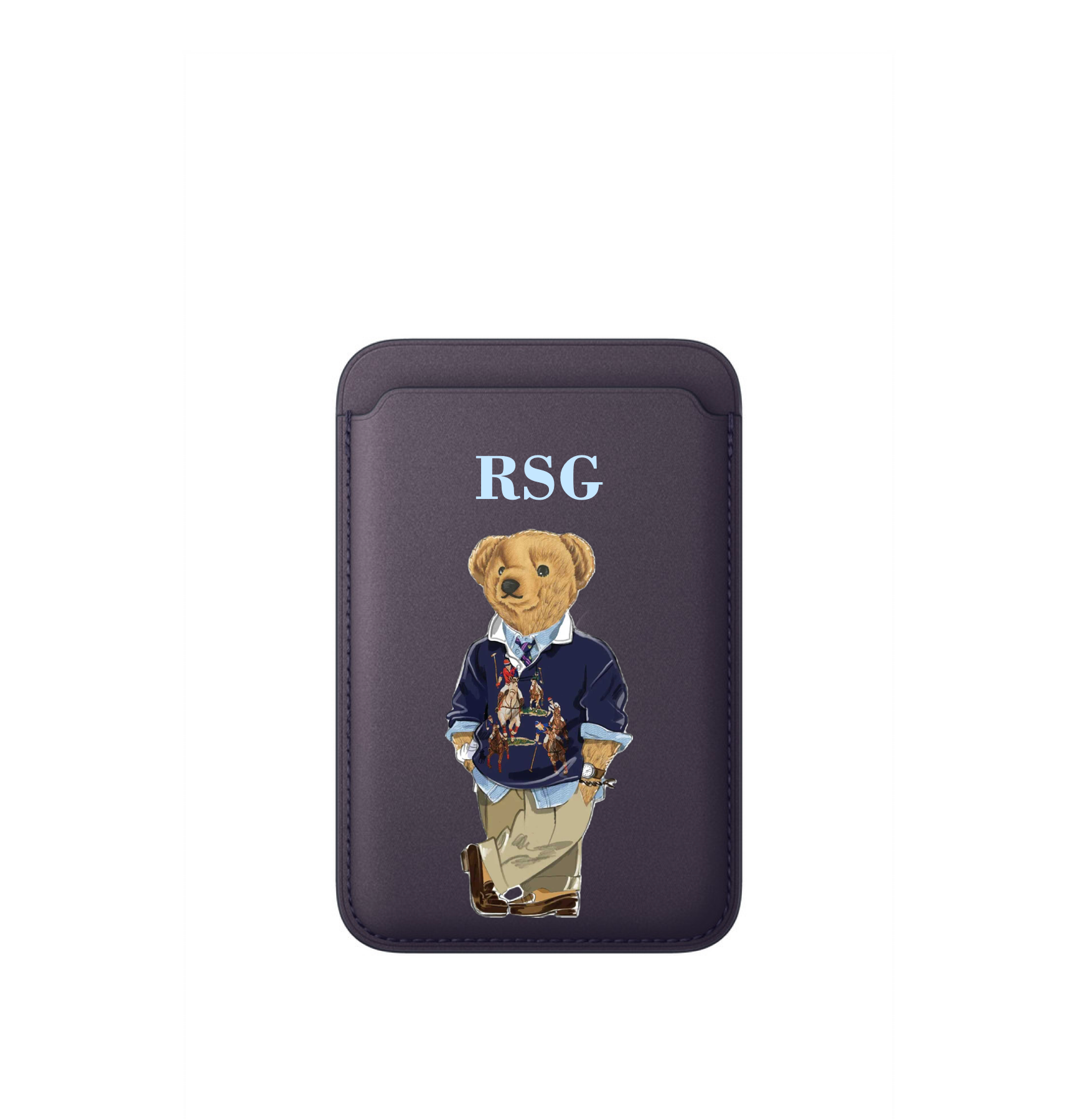 Leather MagSafe Teddy Wallet