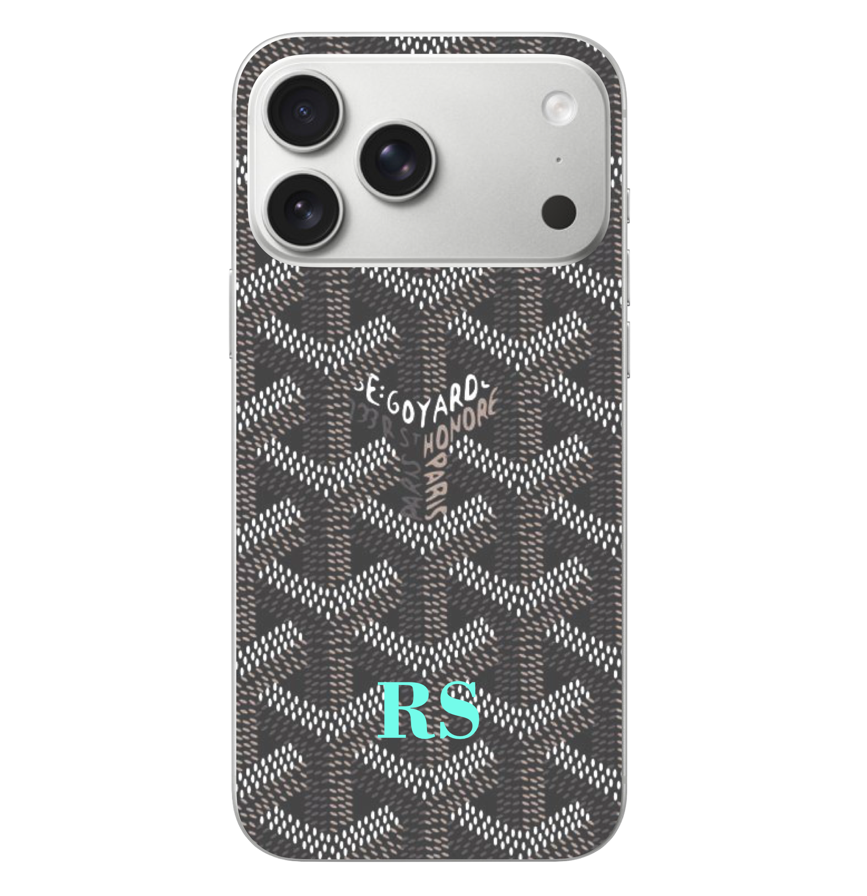 Basic Dark Grey Goyard Case