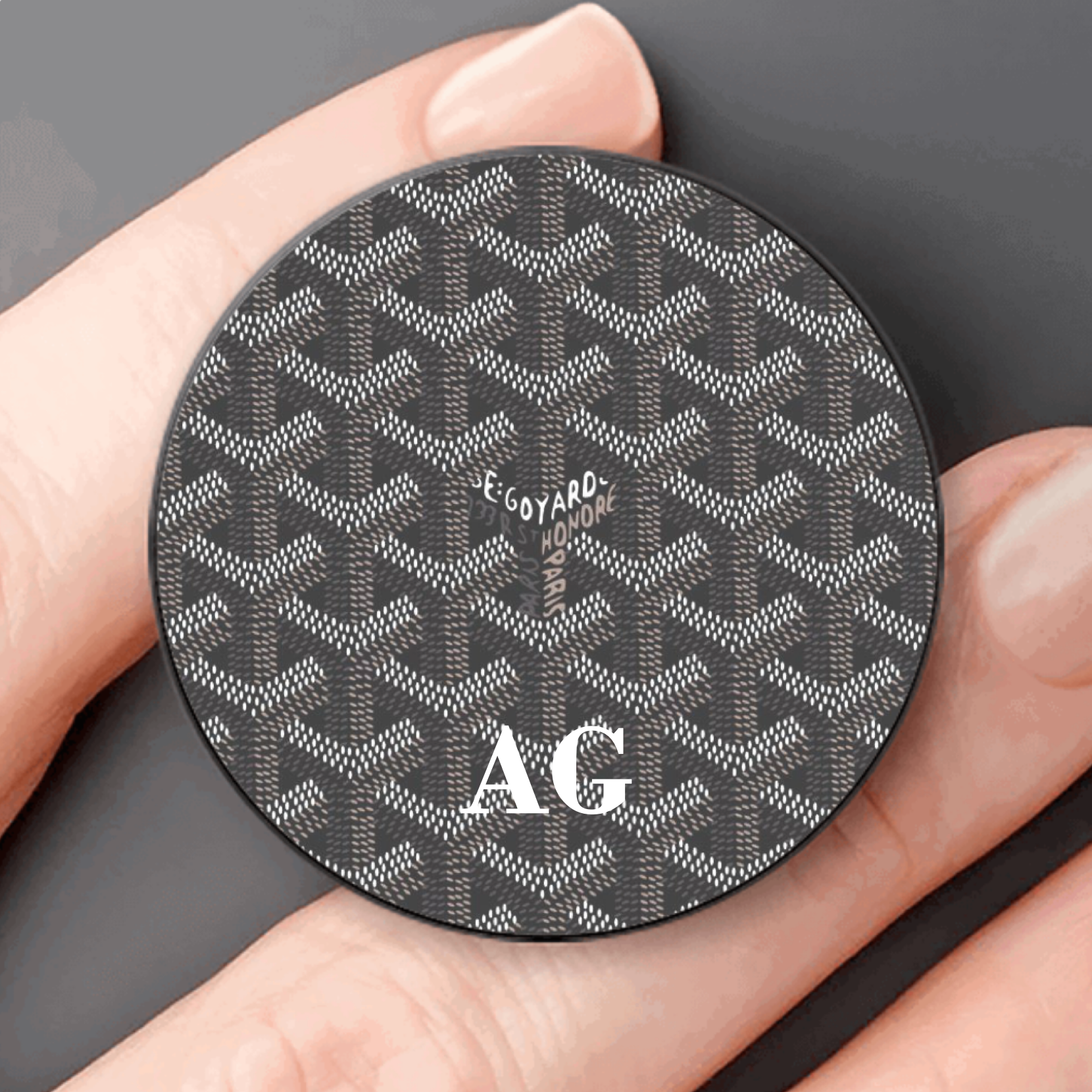 Grey Goyard Pop Socket
