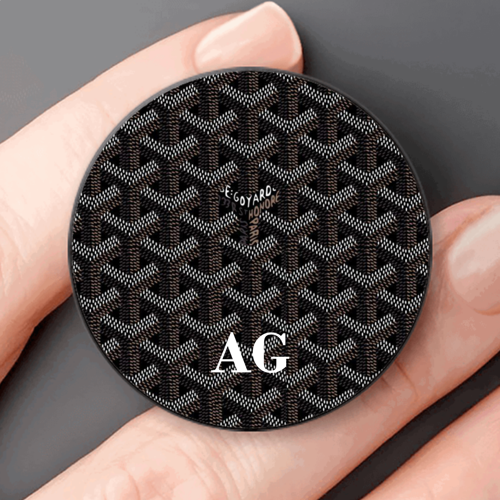 Black Goyard Pop Socket