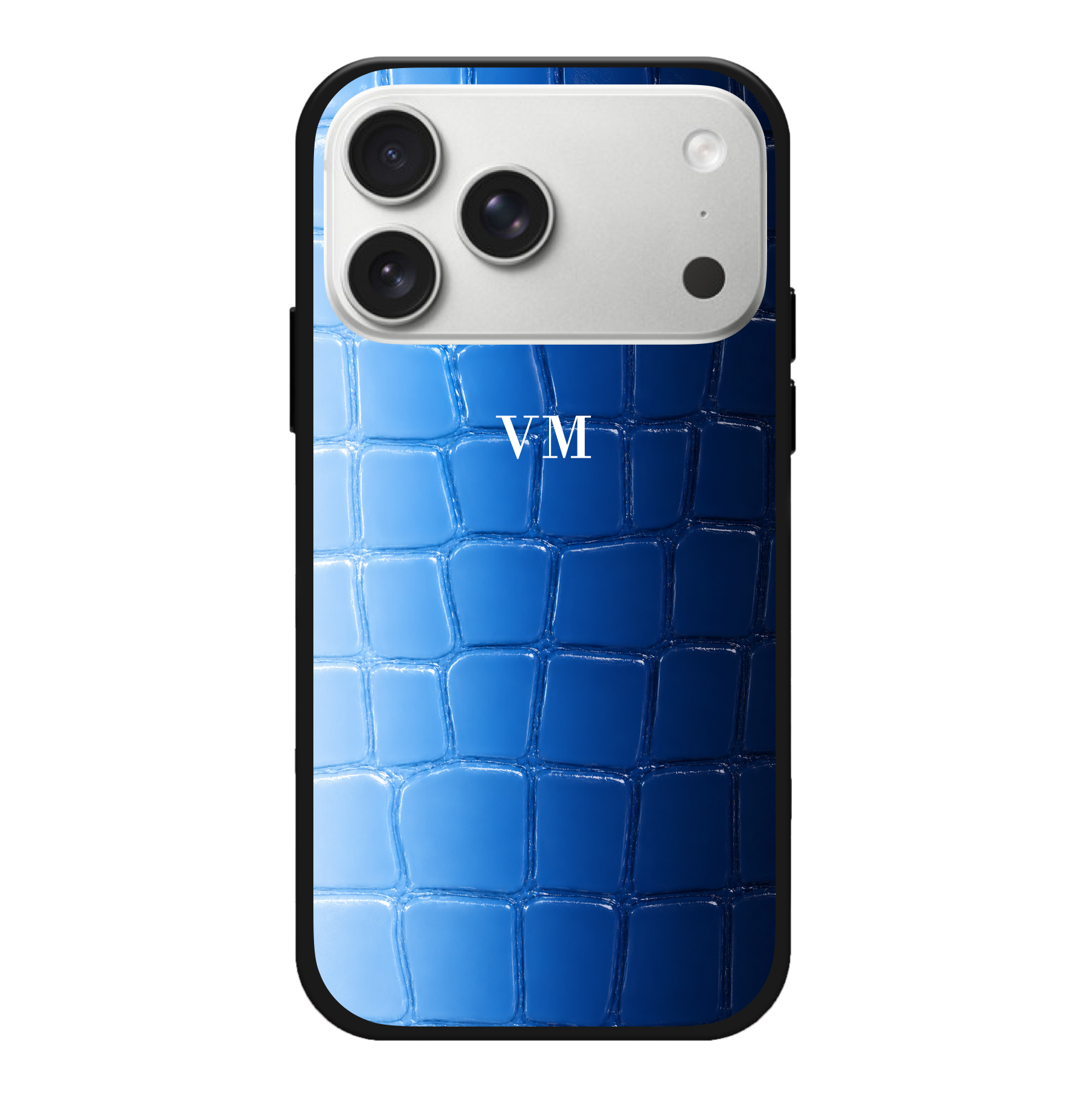 Blue Ombre Glass Skin Case