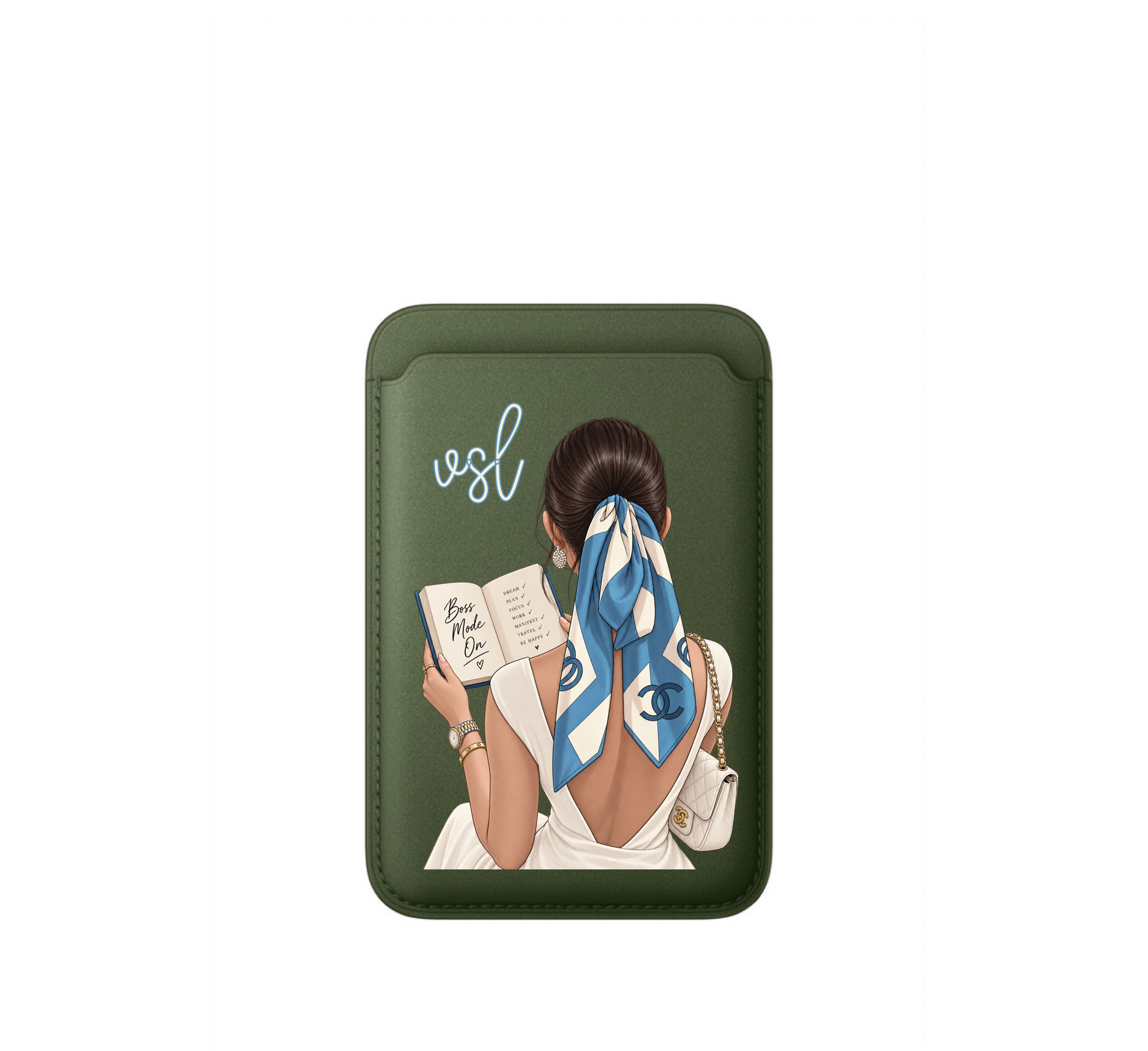 Leather MagSafe Boss Lady Wallet