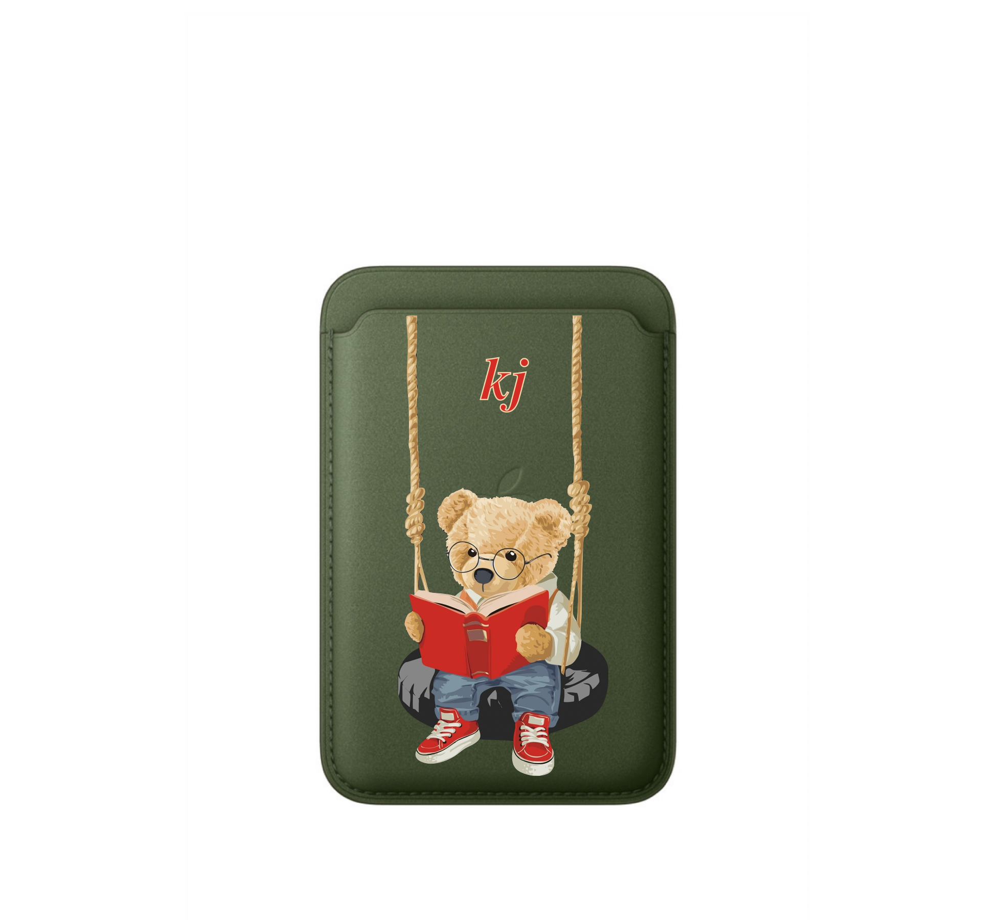 Leather MagSafe Teddy Swing Wallet