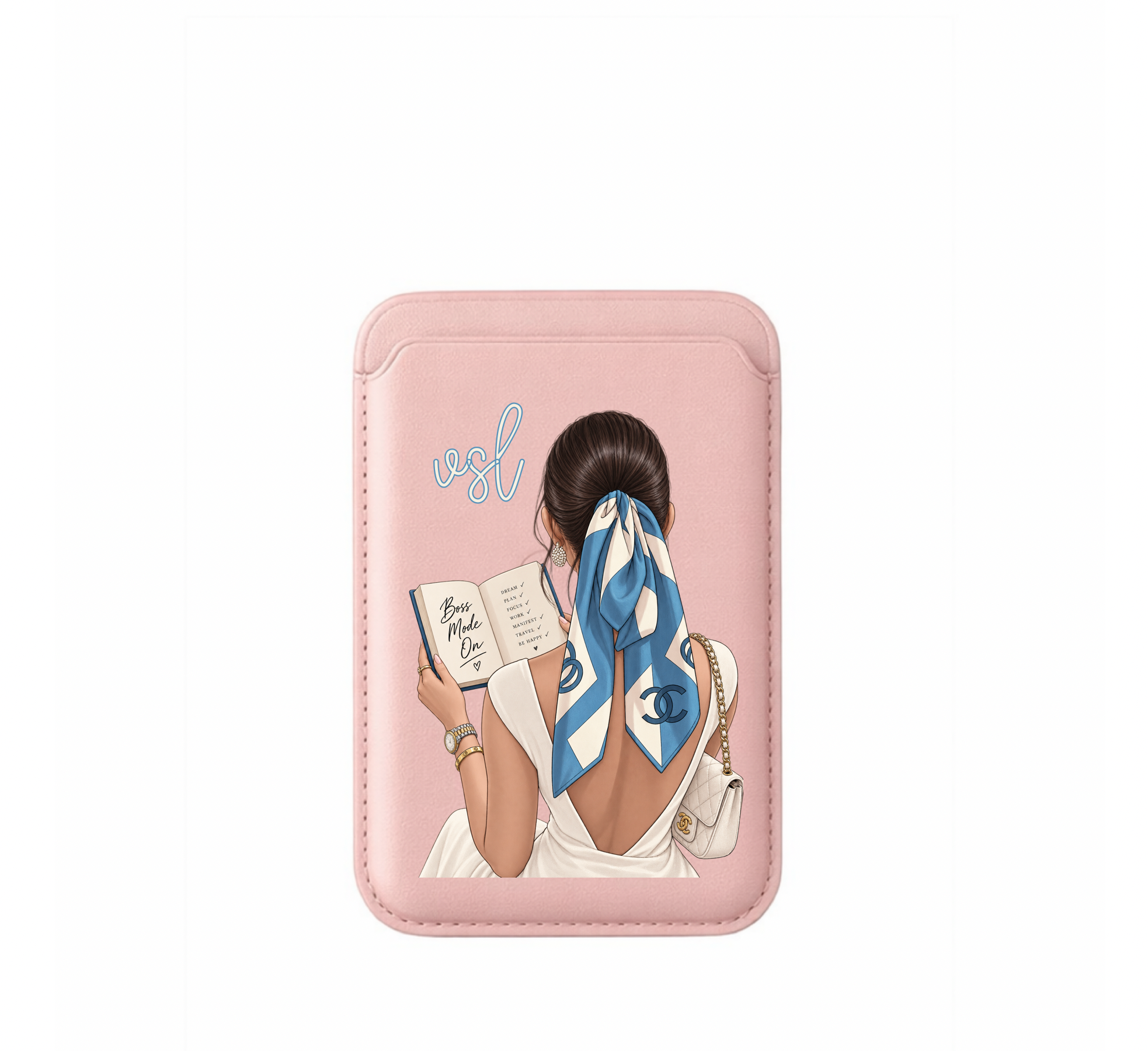 Leather MagSafe Boss Lady Wallet