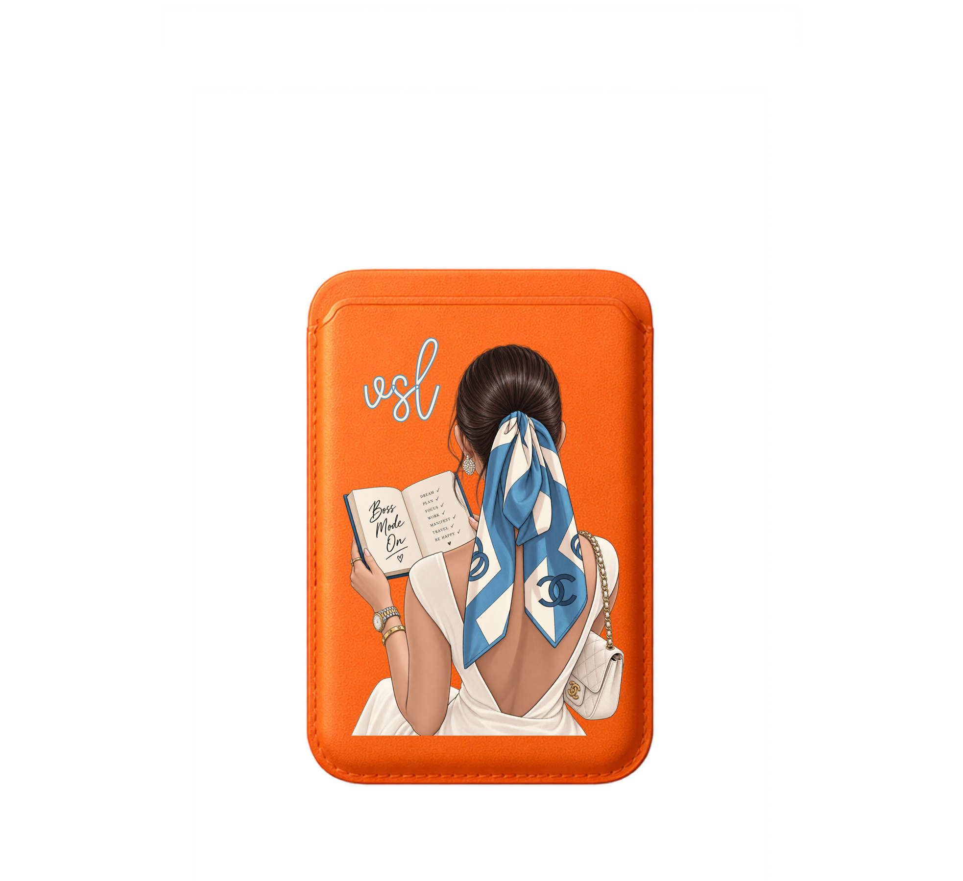 Leather MagSafe Boss Lady Wallet