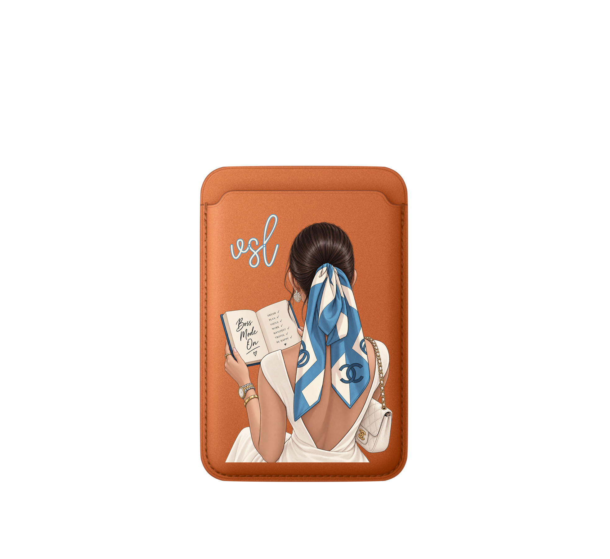 Leather MagSafe Boss Lady Wallet