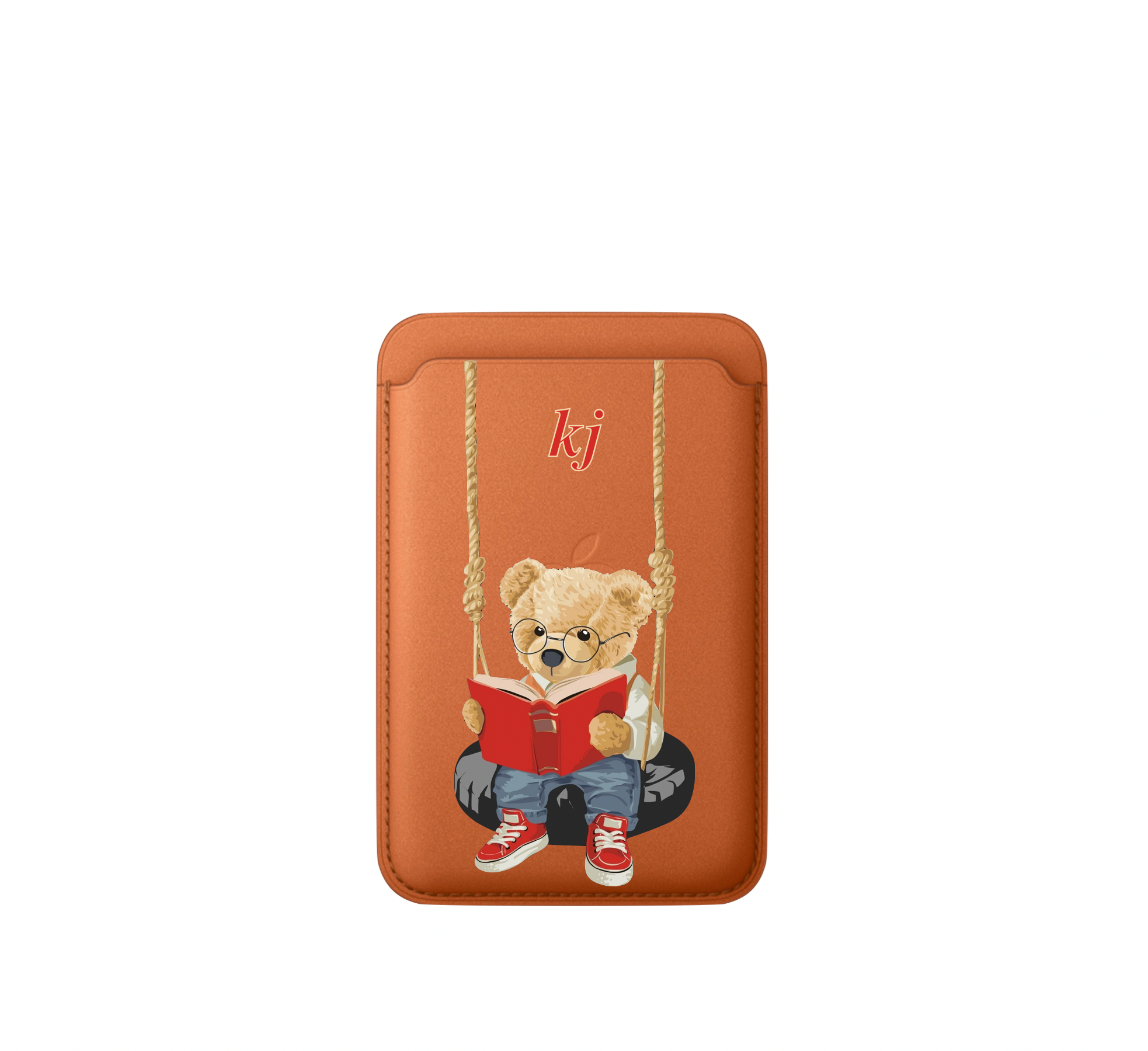 Leather MagSafe Teddy Swing Wallet
