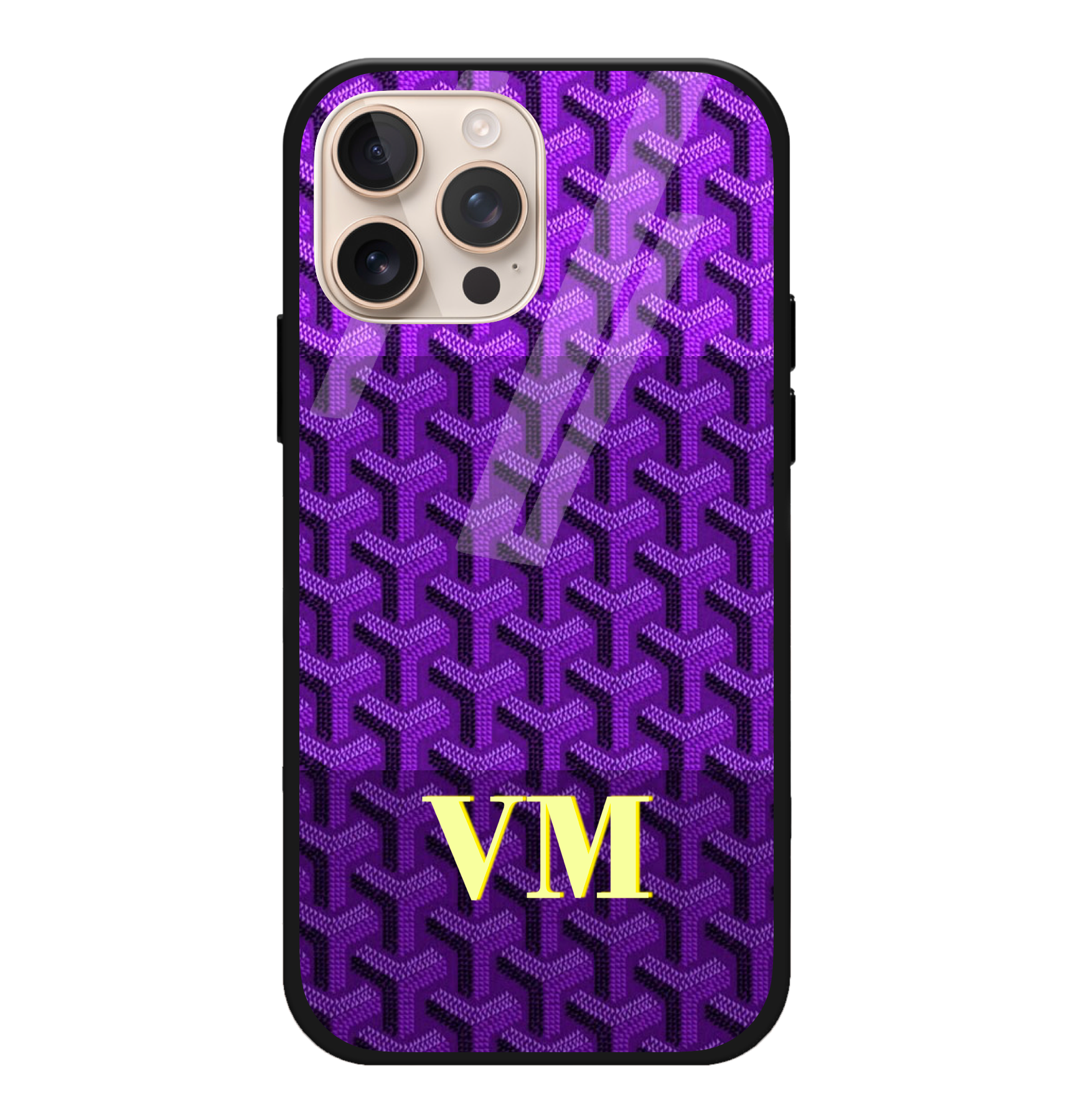 Gradient Purple Goyard Case