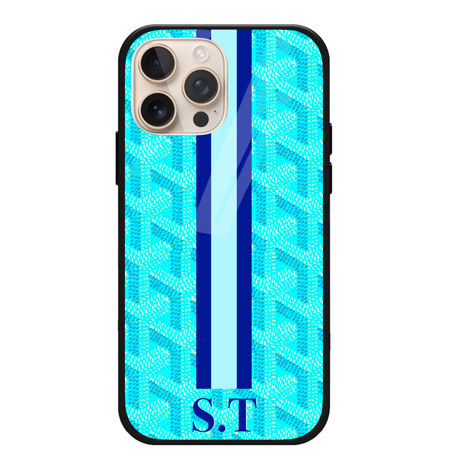 Turquoise Goyard Case
