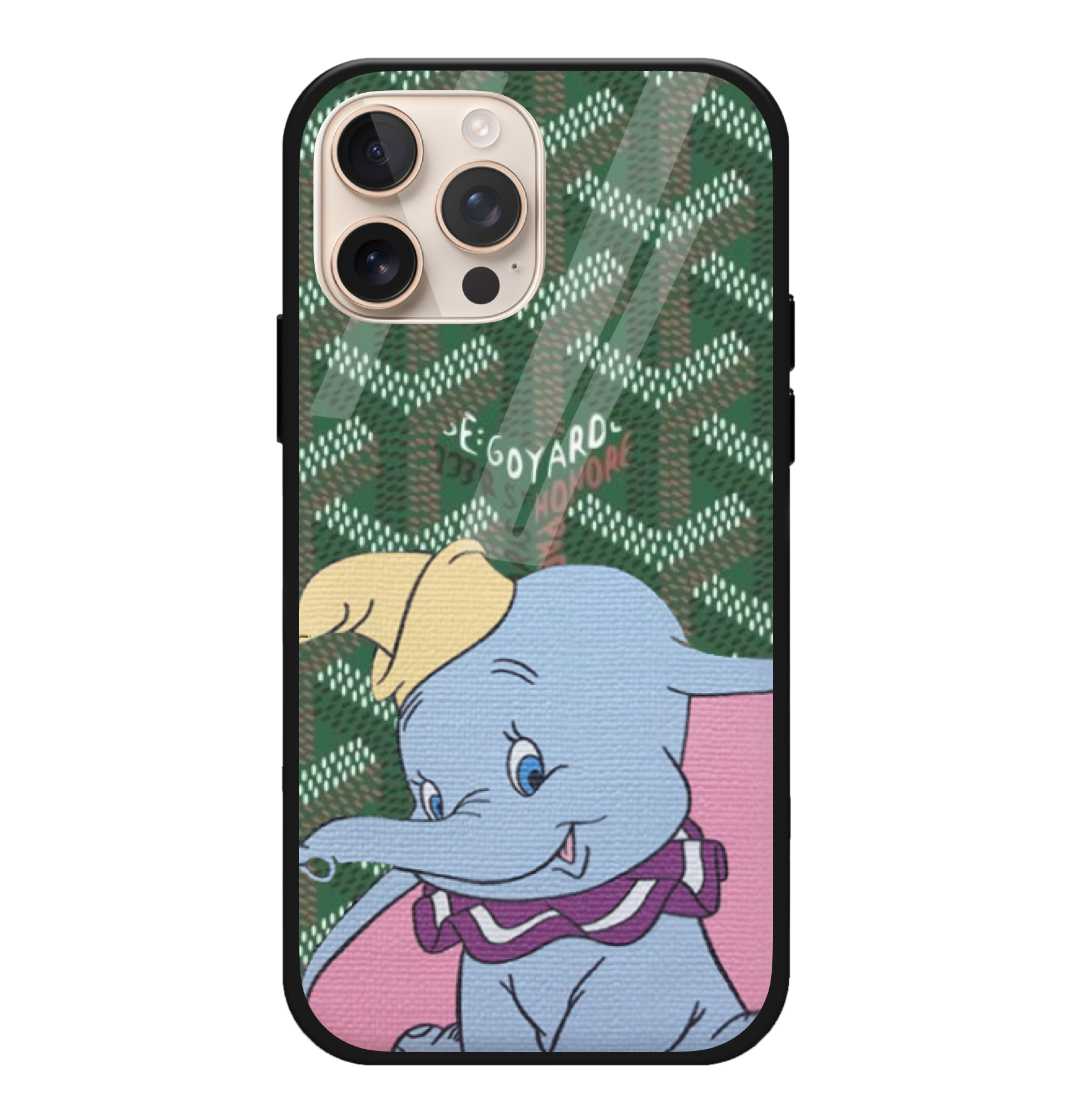 Green Elephant Goyard Cartoon Case