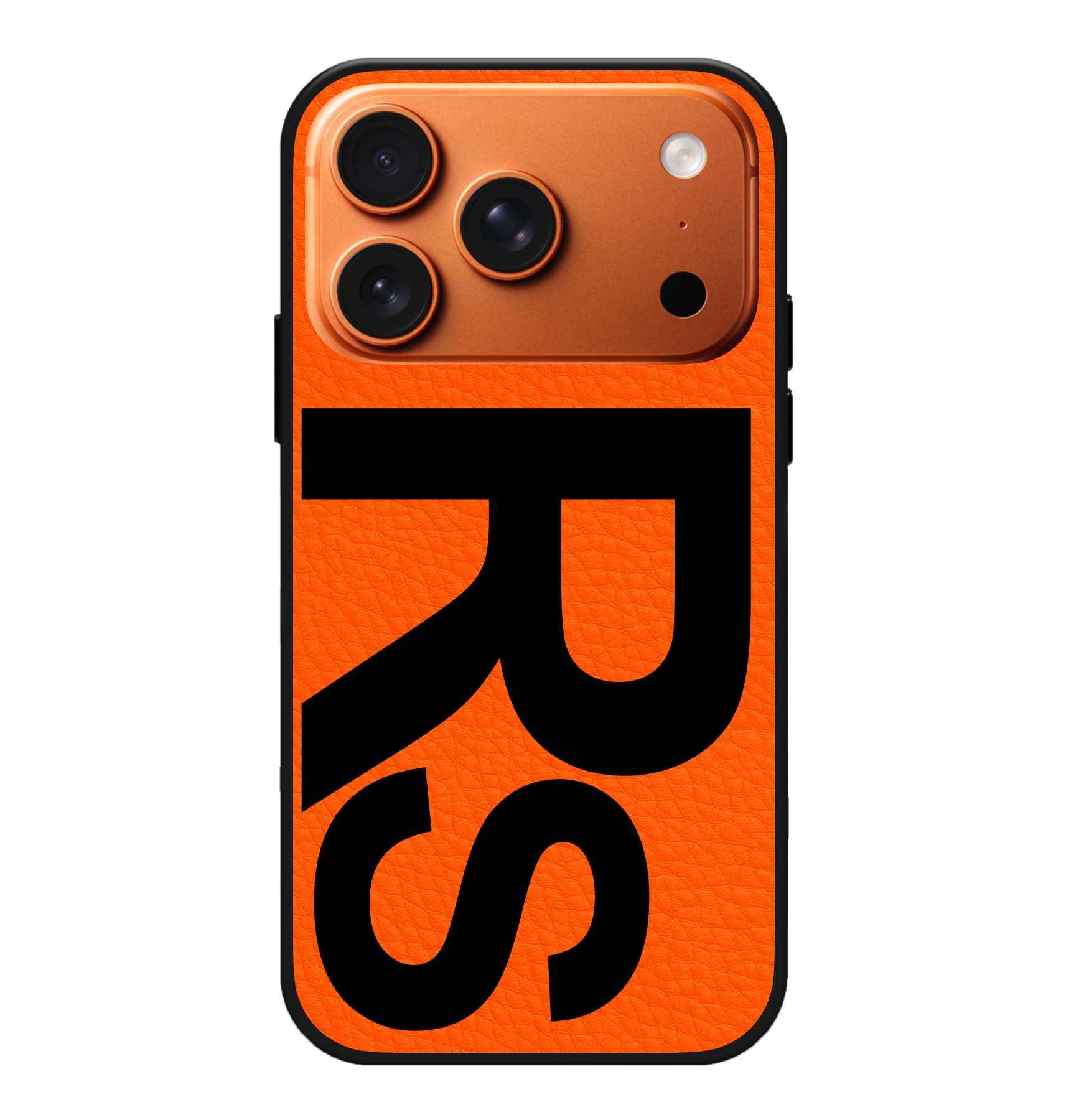 Big Initials Vegan Leather Case