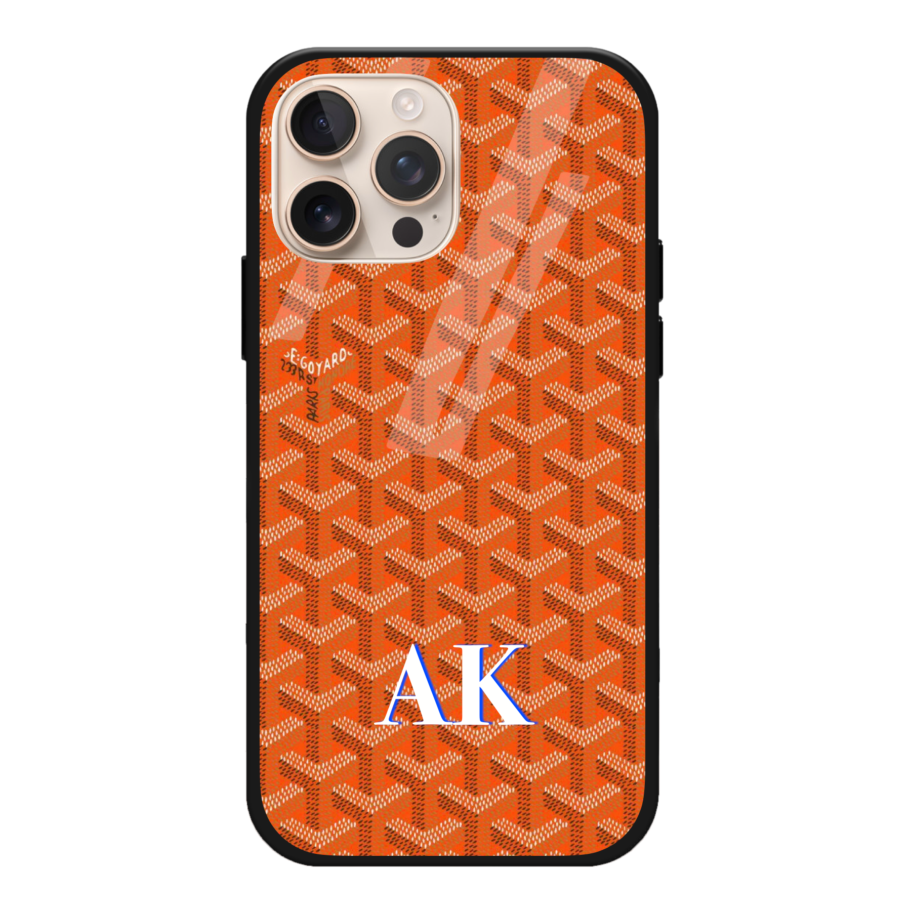 Orange Goyard Monogram Case