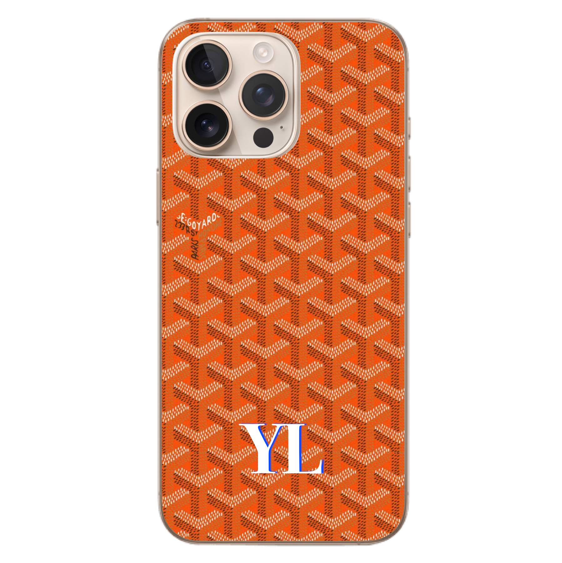 Orange Goyard Monogram Case